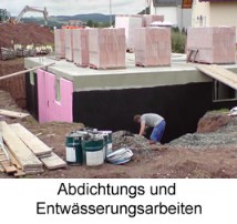 Abdichtungs- und Entwässerungsarbeiten