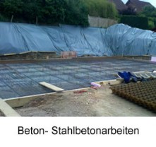 Beton- und Stahlbetonarbeiten